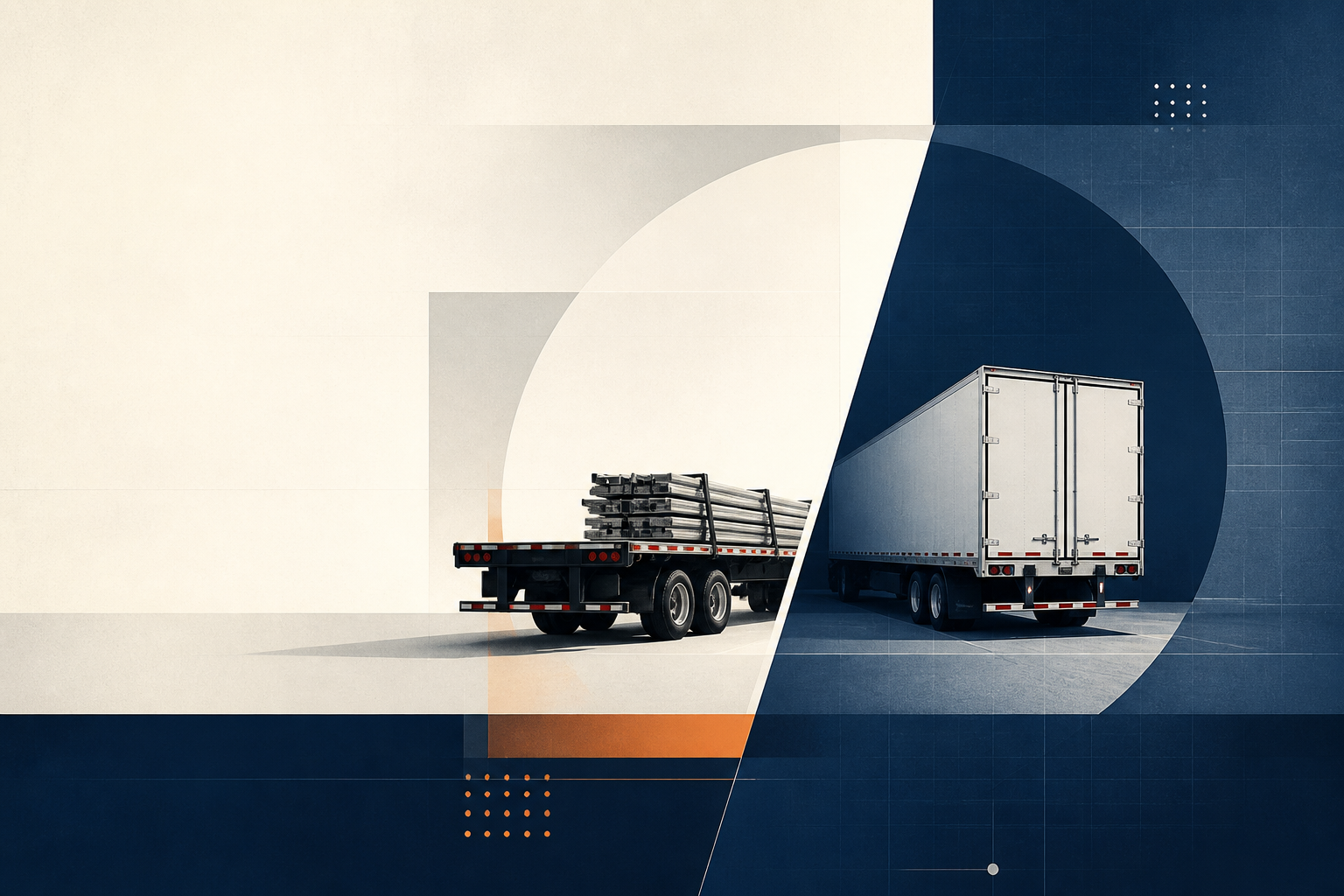The Hard Math of Equipment Selection: Flatbed vs. Dry Van in 2024